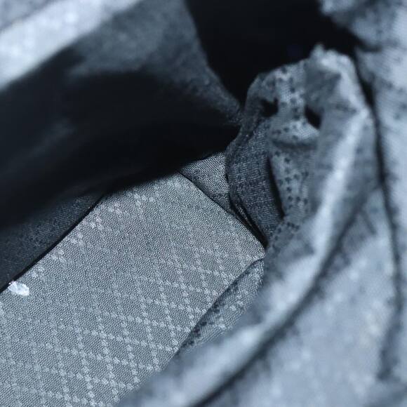 GUCCI Bamboo Hand Bag Nylon Black Silver - Picture 16 of 16